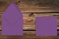 [112125] Briefhüllen 125x140 mm Nassklebend Violett 120 g/qm